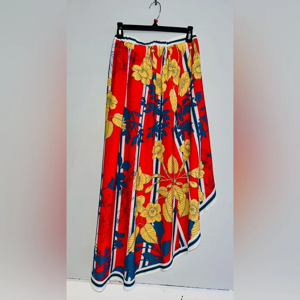Flying Tomato Tropical Ruffle Wrap Skirt sz S NWT - Picture 2 of 6